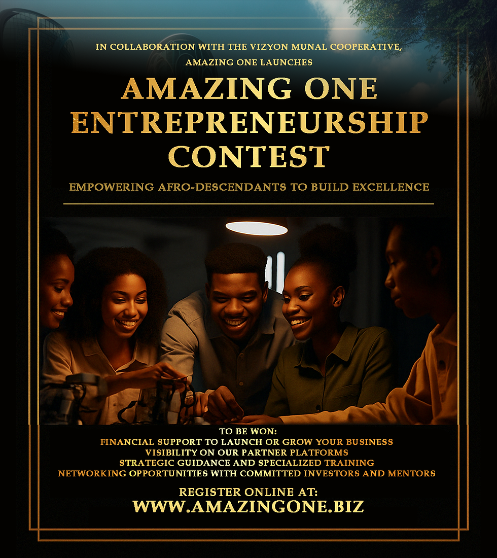 AMAZING ONE AFRO DESCENDANT CONTEST