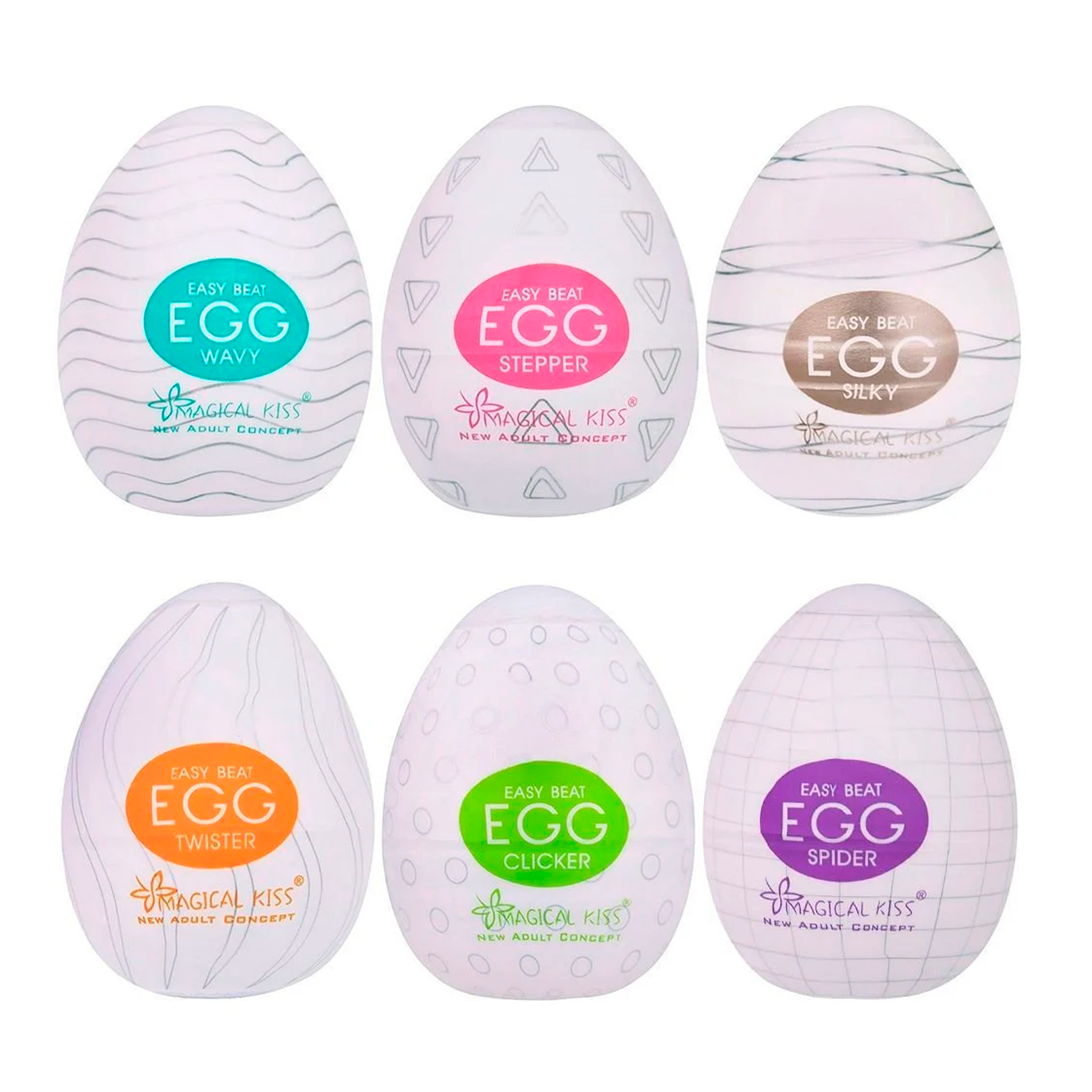 EGG MASTURBADOR UNISSEX UNITÁRIO - MAGICAL KISS