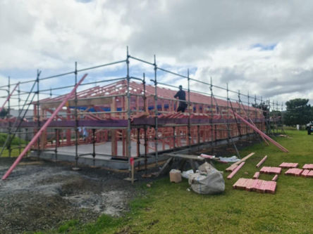 New House under construction