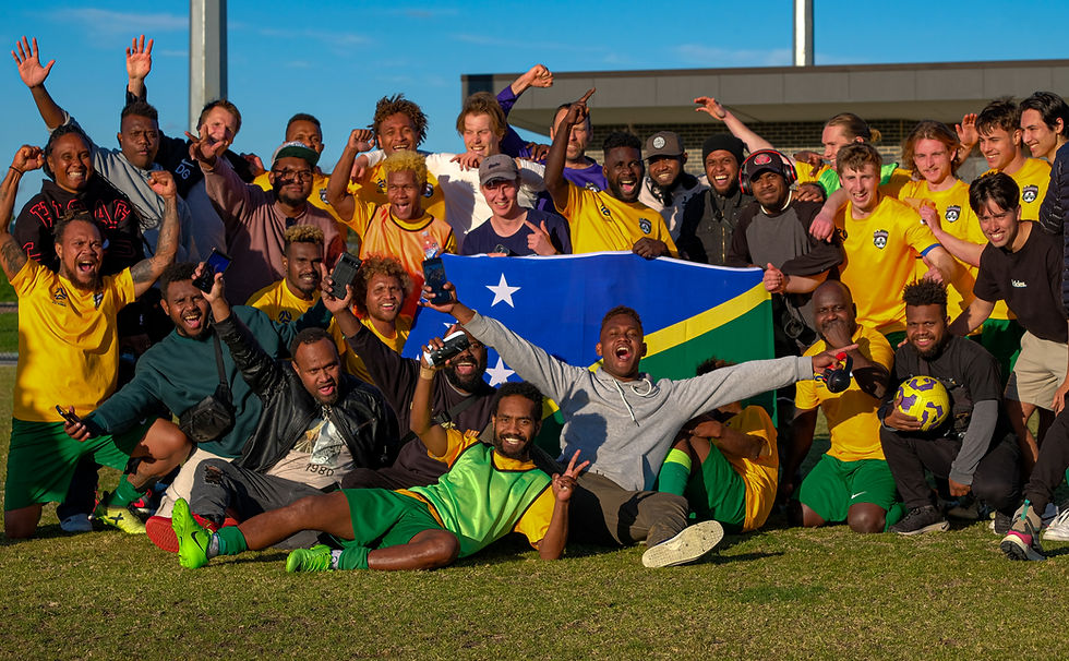 The Solomon Islanders will soon leave Australia unless they can extend their visas, but will miss Castlemaine and hope to return soon. (Image: Matthew Parkhill)