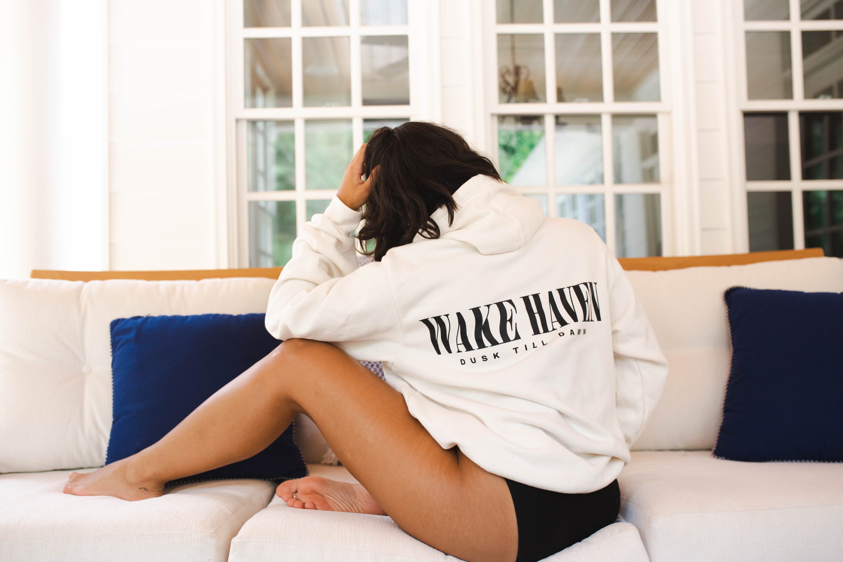 Vintage White Hoodie