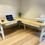 Thumbnail: Corner L shaped desk custom made, Multiple leg options