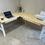 Thumbnail: Live Edge Corner L Shaped Desk With Drawers Custom Made to Order