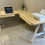 Thumbnail: Corner L shaped desk custom made, Multiple leg options