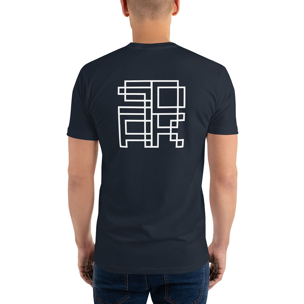 Thumbnail: Solid Dark – Minimal Logo Short-Sleeve T-Shirt (Multiple Colors Available!)
