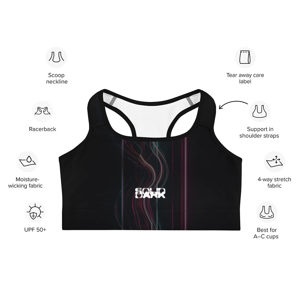 Thumbnail: Solid Dark – Allover Rave & Sports-BH „NEON PULSE“ (Woman)