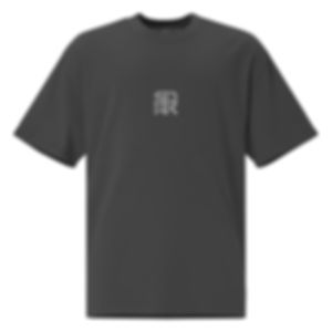Solid Dark - Oversized Faded T-Shirt (Multiple Colors Available)