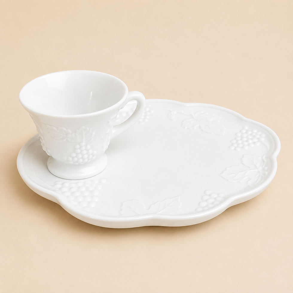 Milk Glass Plate