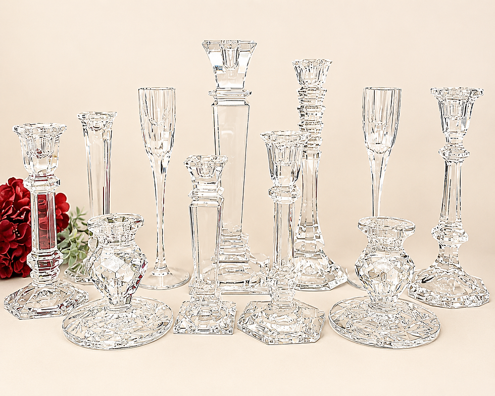 Glass Candlestick