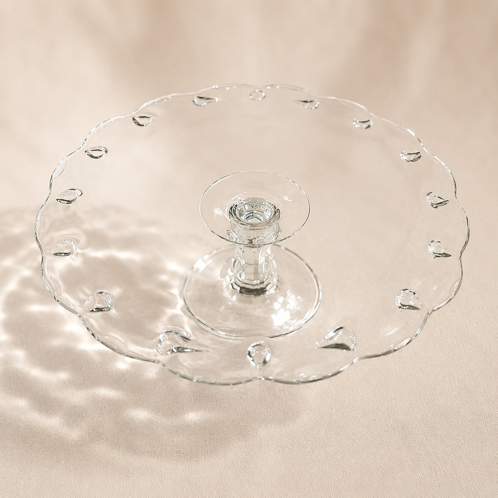 Glass Cake Stand #2