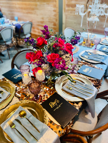 Bridal Shower Decor with Fresh Florals