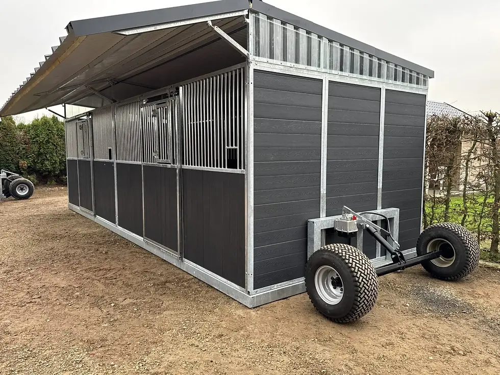 Thumbnail: Mobiler  Pferdestall / Aussenstall / Unterstand für Pferde