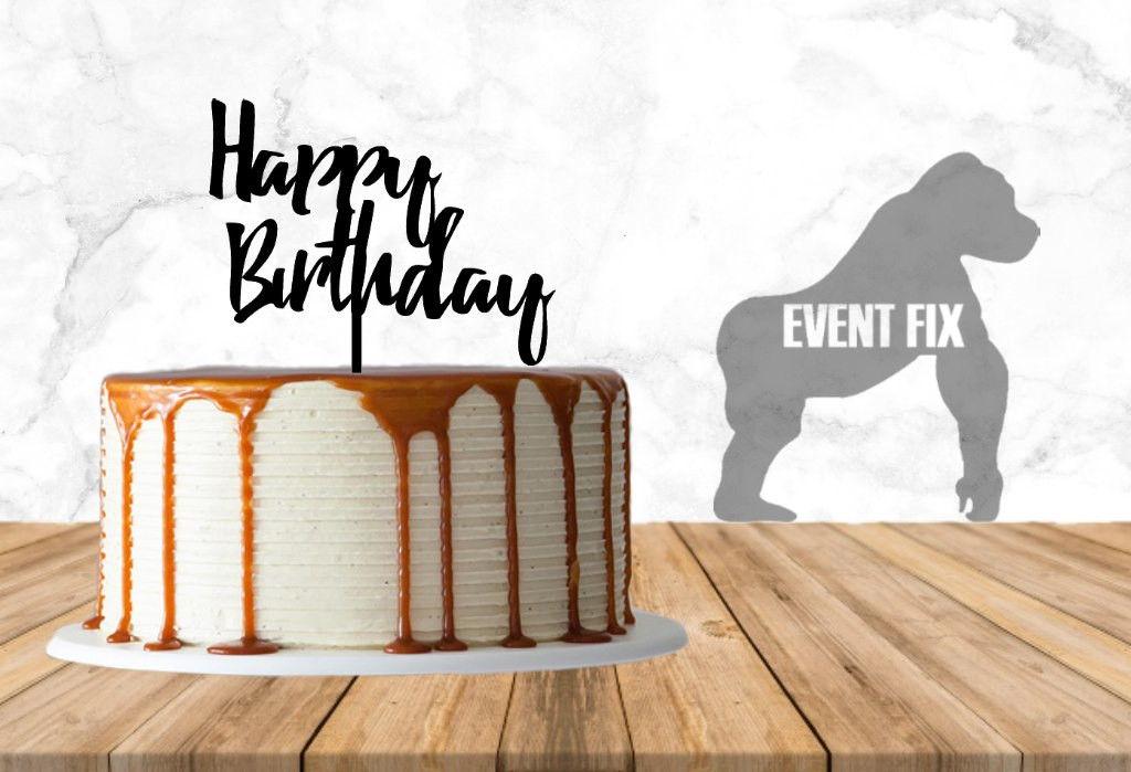 Customized cake topper