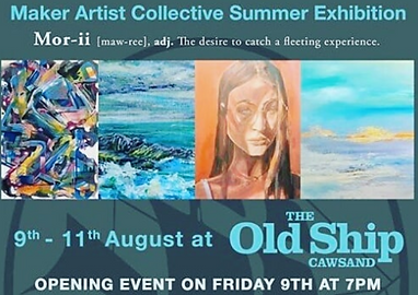 moori summer exhition poster at cawsand