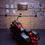 Thumbnail: Red Harley Davidson motorcycle in garage