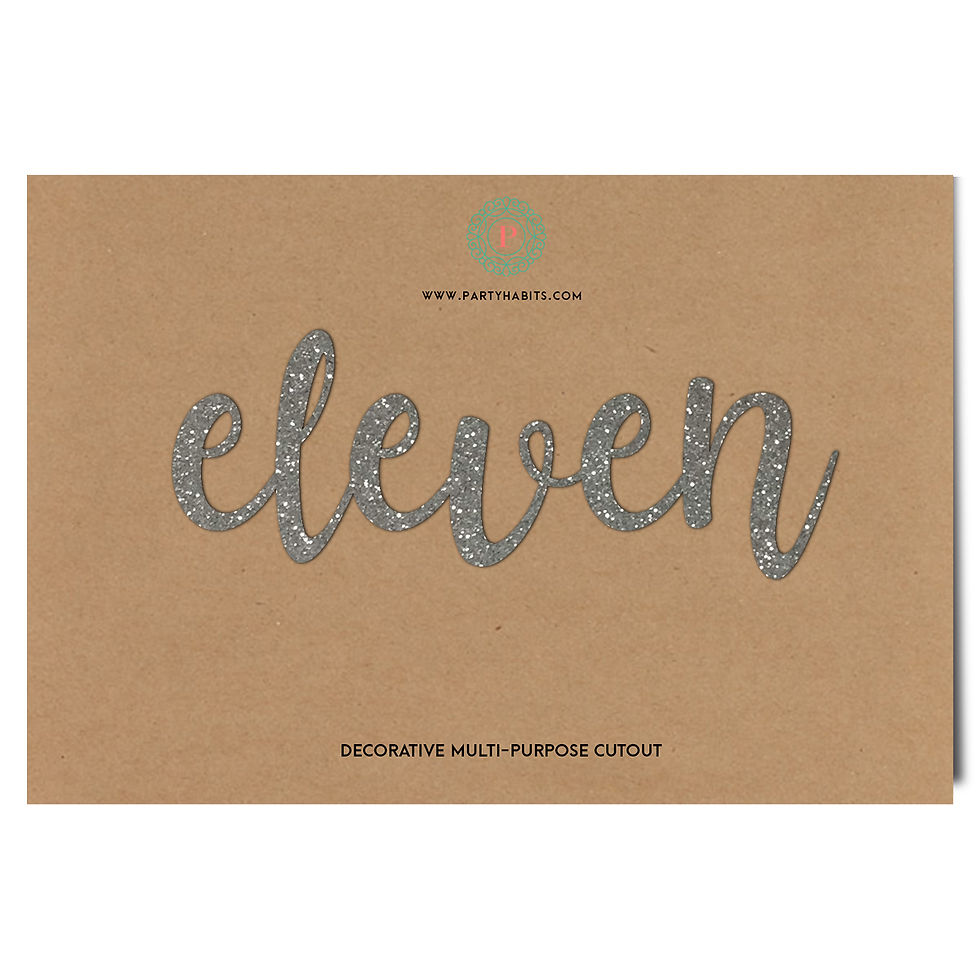 Miniatura: NUMBER CUTOUT TEMPLATE - CATHERINE - GOLD
