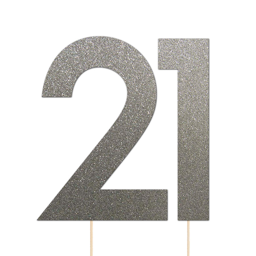 Thumbnail: 21 CAKE TOPPER TEMPLATE