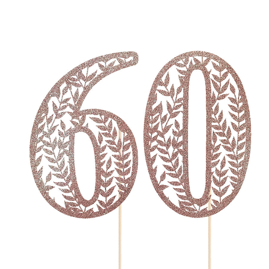 Thumbnail: 60 CAKE TOPPER TEMPLATE