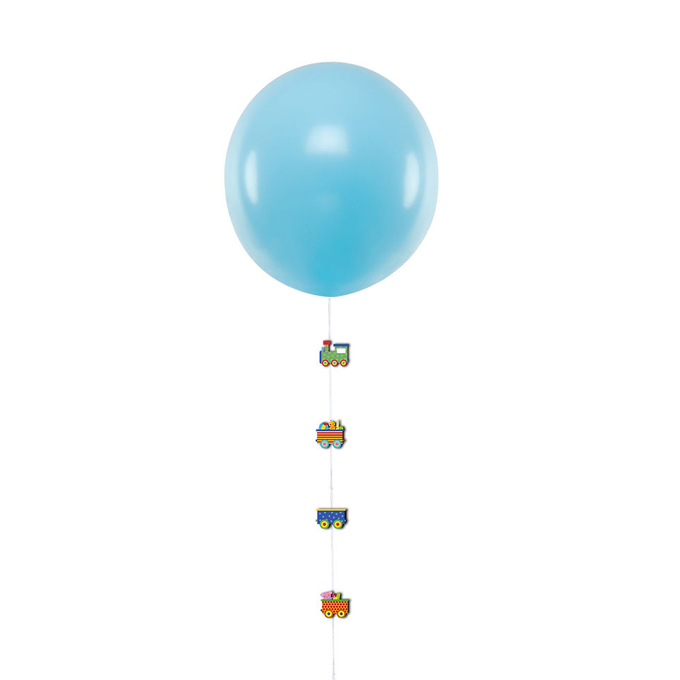 Thumbnail: TRAIN PARTY DECORATIONS TEMPLATE