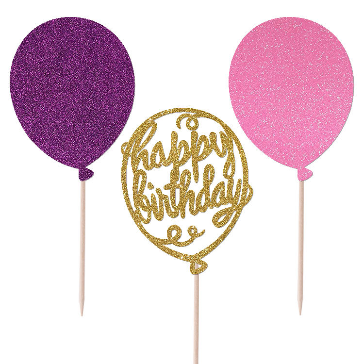 Miniatura: FLOWER CUPCAKE TOPPER TEMPLATE - FELICITY