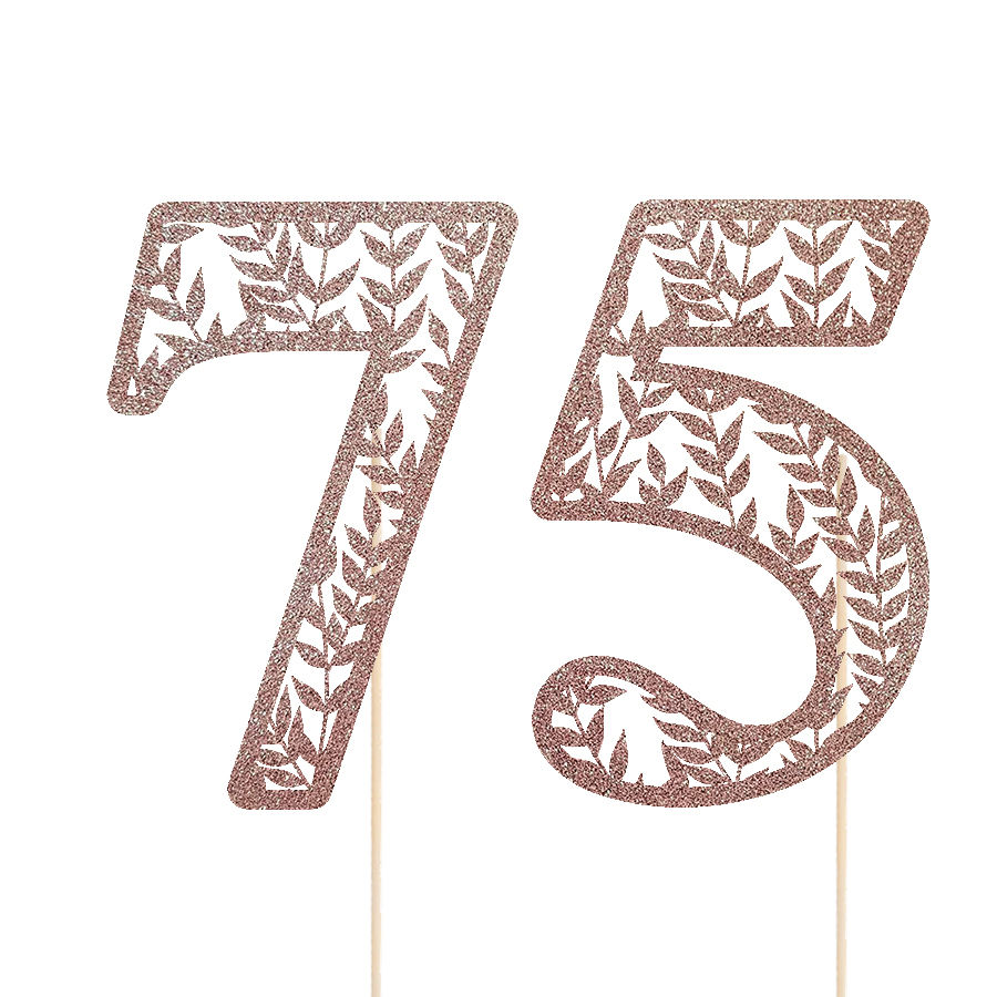 Thumbnail: 75 CAKE TOPPER TEMPLATE