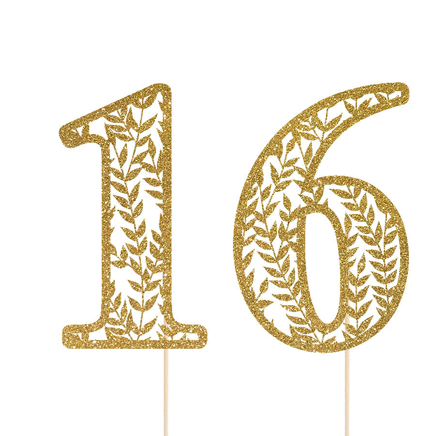 Miniature : 16 Cake Topper Template