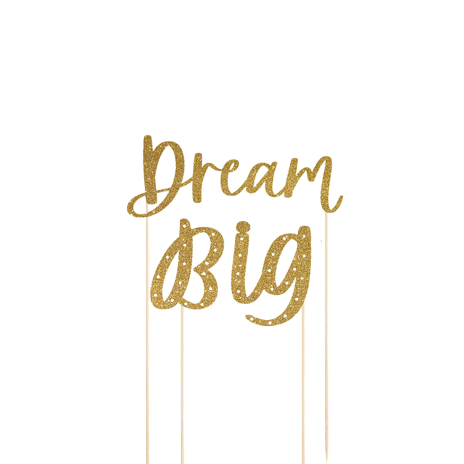 DREAM BIG CAKE TOPPER TEMPLATE