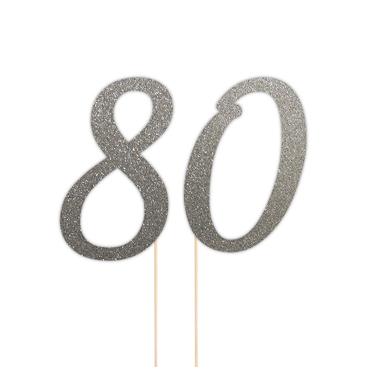 Thumbnail: 80 CAKE TOPPER TEMPLATE