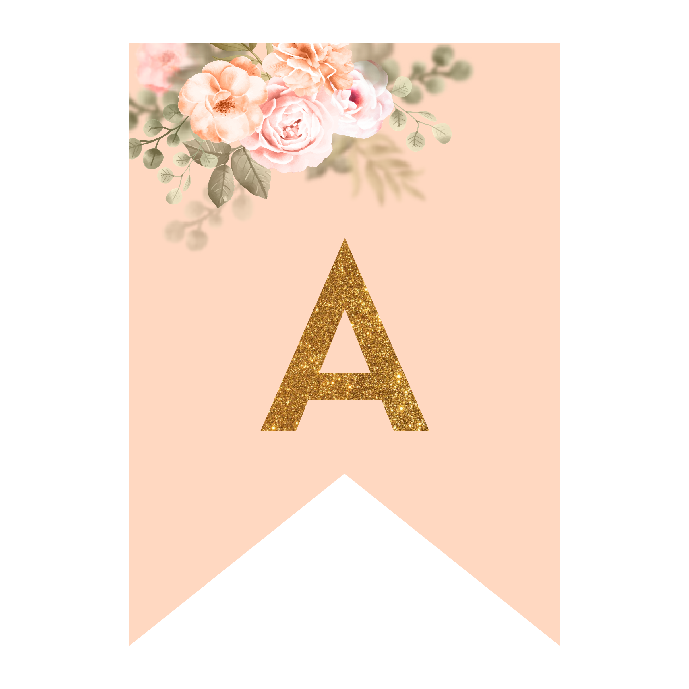 SPELL YOUR OWN BUNTING TEMPLATE - ISABELLA