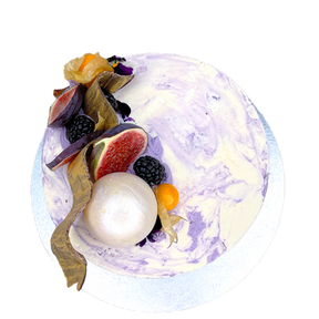 Lilac marble birdseye view