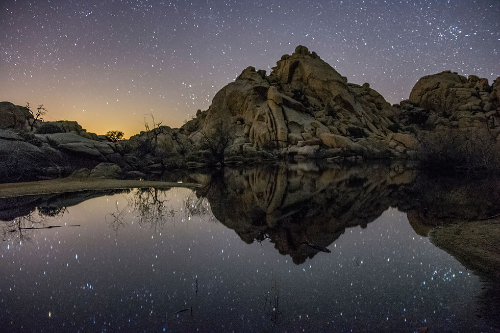 Stargazing at Barker Dam in Joshua Tree National Park