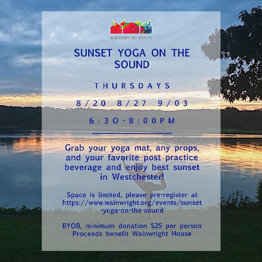 Sunset Yoga on the Sound 8/20