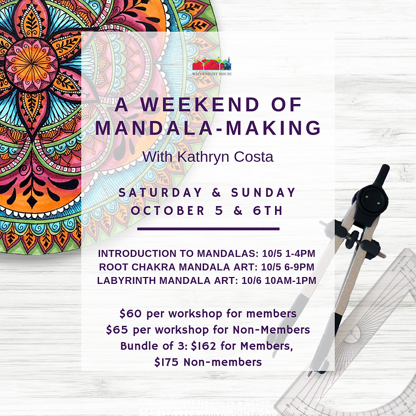 A weekend of Mandala Making with Kathryn Costa