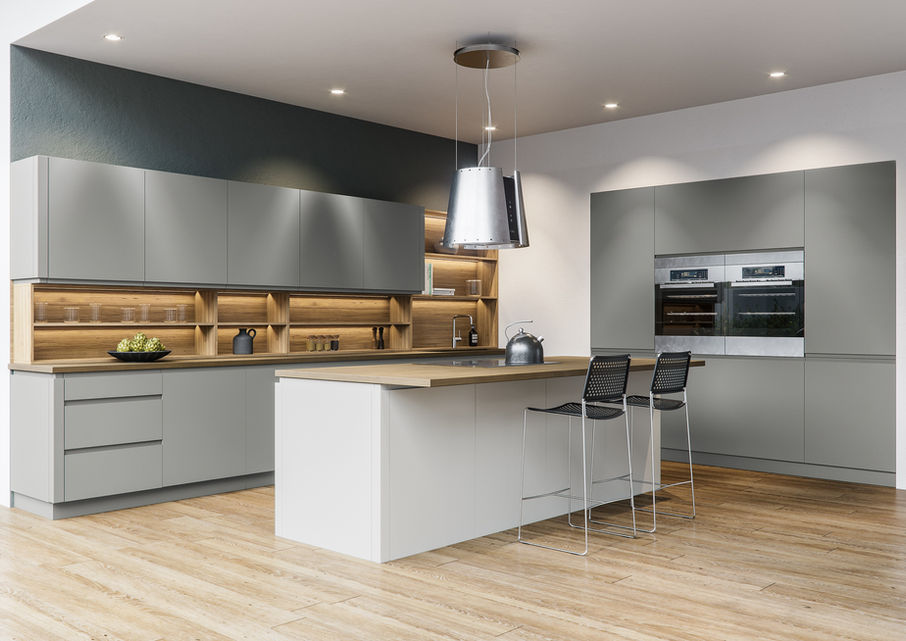 Handleless Dust Grey Matt & Handleless Light Grey Matt .jpg