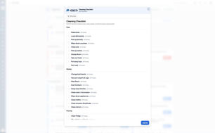 Build with Eaco AI on the Create Form screen, with the microphone for voice input