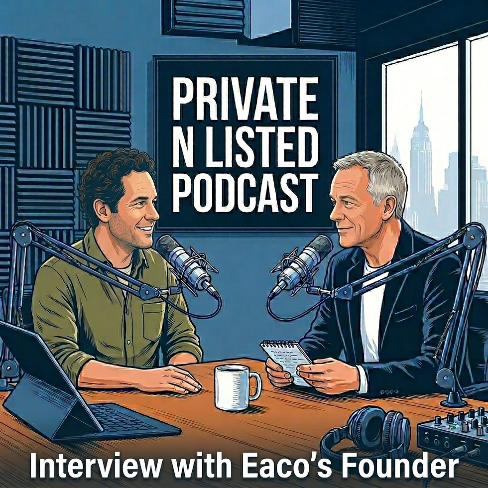 Interview with Eaco's Founder: Why "Boring" Businesses are Where the Smart Money Hides --> The Hidden Cash Flow Machines in Plain Sight