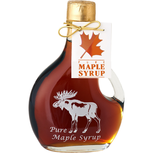 Decorative Glass Maple Syrup Moose Wild Hill Maple