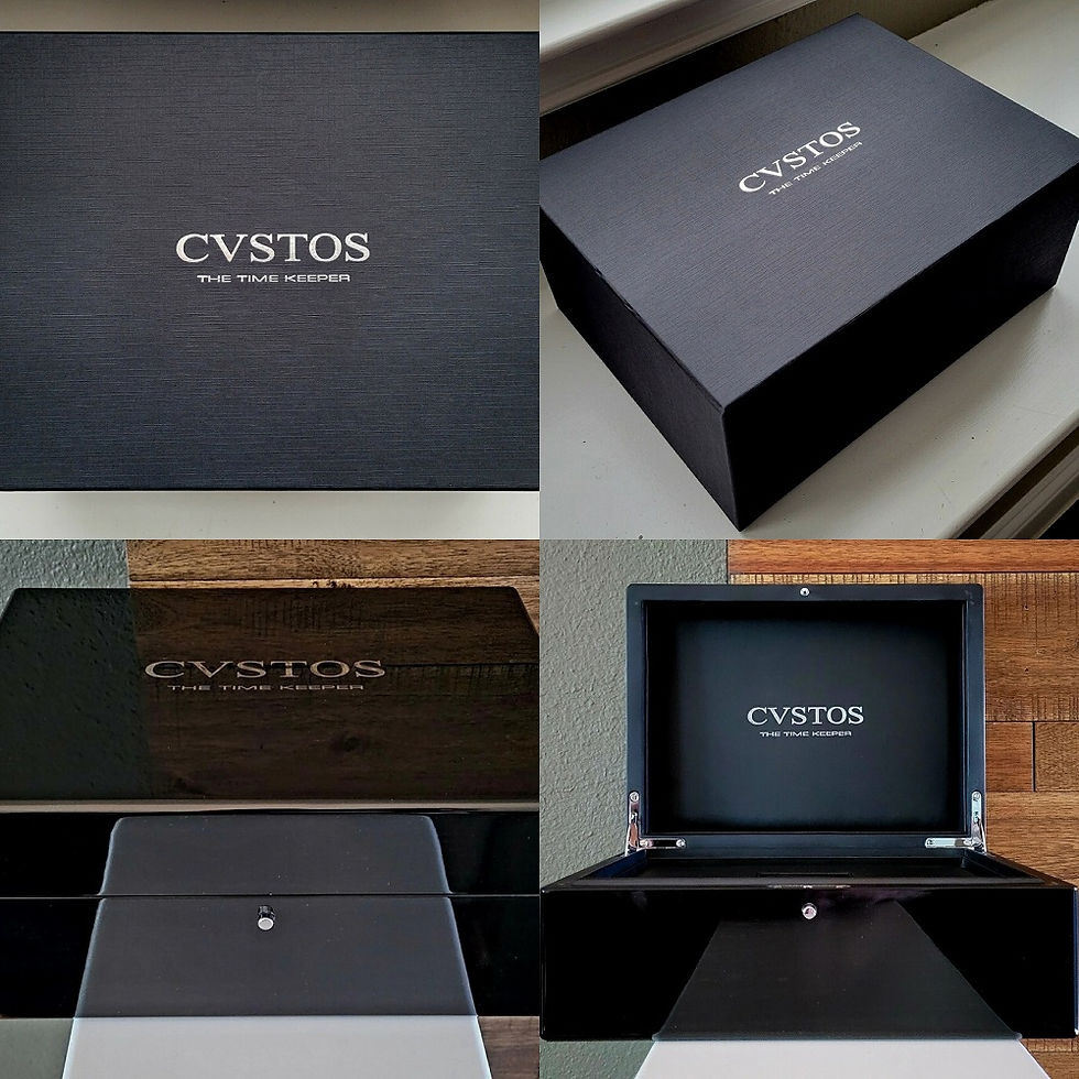 Thumbnail: CVSTOS Challenge III Chronograph PVD Steel Gold 41mm - B00107.4102005