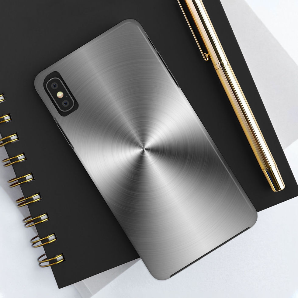 Thumbnail: Metallic Tough Phone Case | Durable Protection | Sleek Minimalist Gift