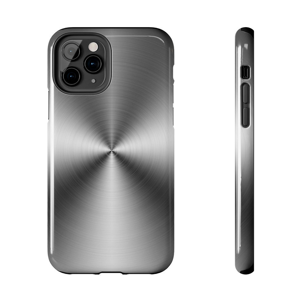 Thumbnail: Metallic Tough Phone Case | Durable Protection | Sleek Minimalist Gift