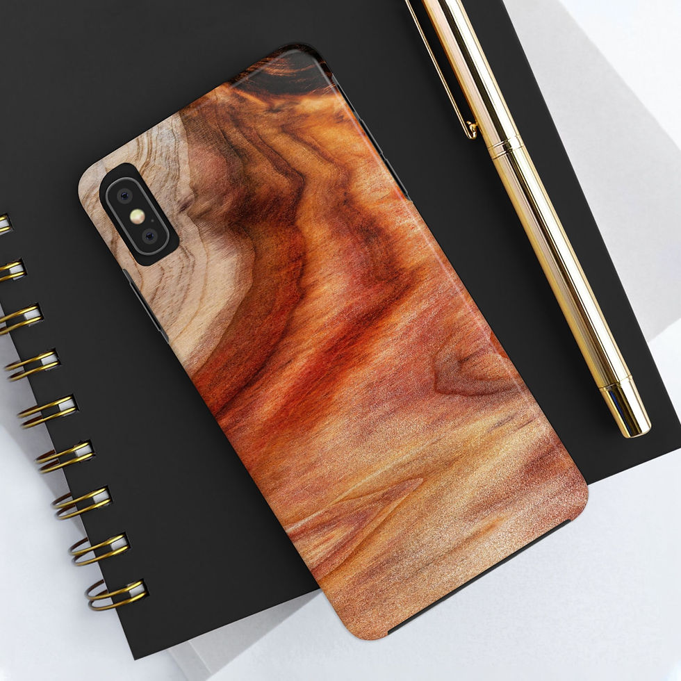 Thumbnail: Natural Wood Print Tough Phone Case | Rustic, Eco-Friendly &amp; Durable