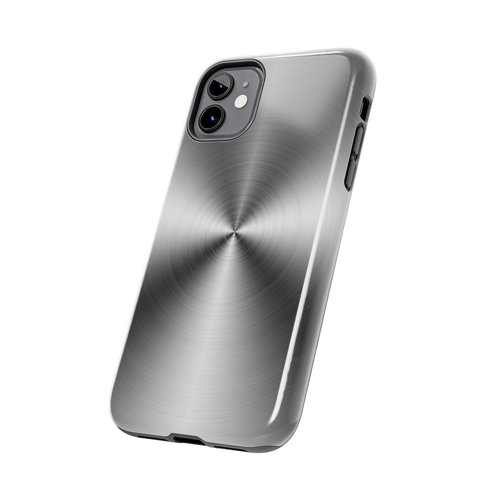 Thumbnail: Metallic Tough Phone Case | Durable Protection | Sleek Minimalist Gift