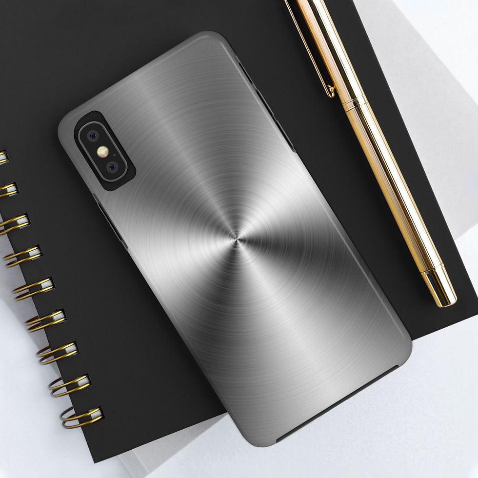 Thumbnail: Metallic Tough Phone Case | Durable Protection | Sleek Minimalist Gift