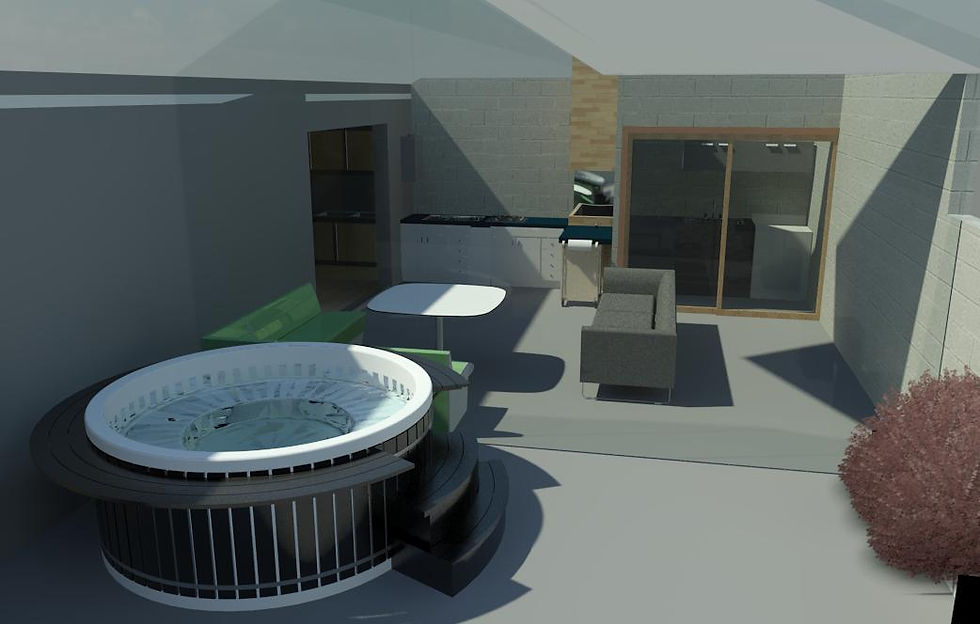 Projeto 3d area externa