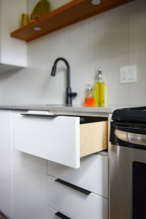 Flat panel doors & birch drawer boxes, Ottawa.