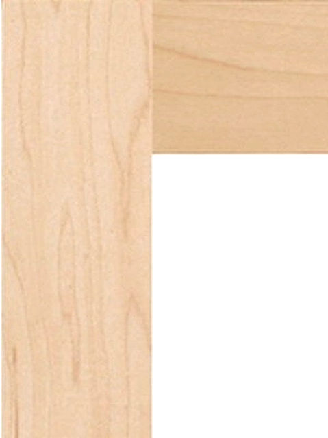 Wooden cabinet door with natural wood grain and a clean, white backdrop.