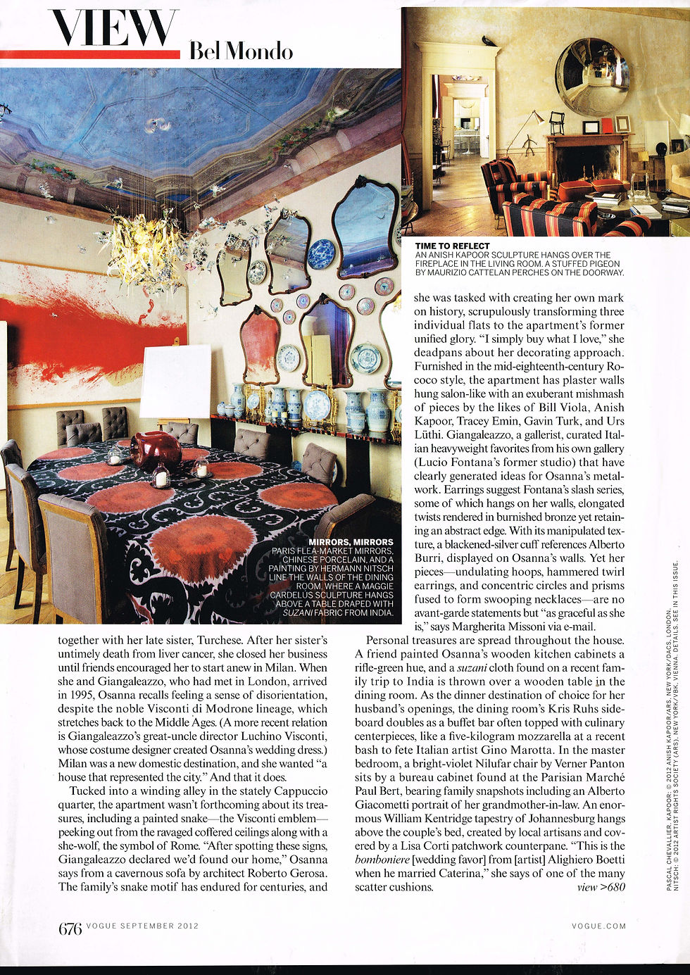Thumbnail: Vogue, September 2012