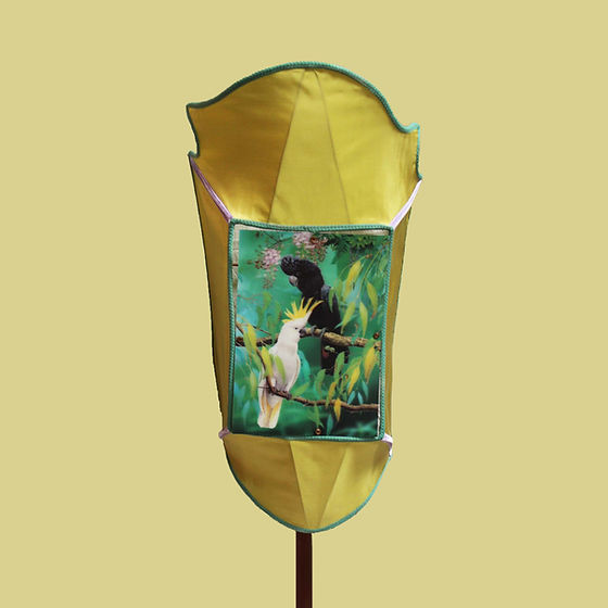 3D Birds & Ventola Silk Lamp
