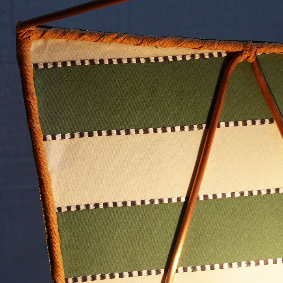 Thumbnail: Copper Base & Baroque Shield Lampshade