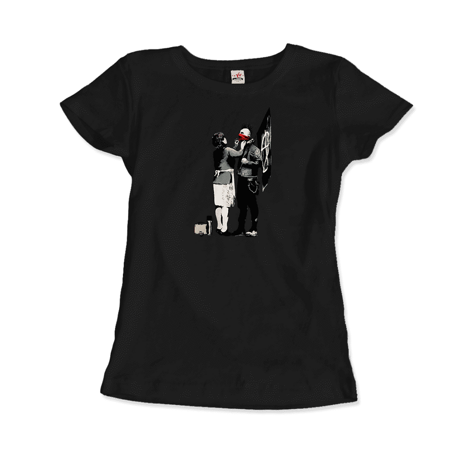 Thumbnail: Banksy Anarchist Punk and His Mother Artwork T-Shirt